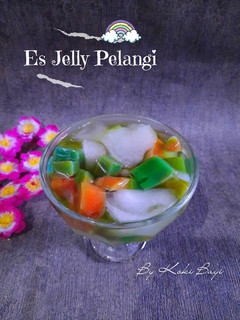 Foto resep Es Jelly Pelangi