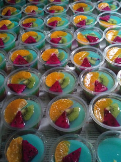 Foto resep Puding buah pelangi
