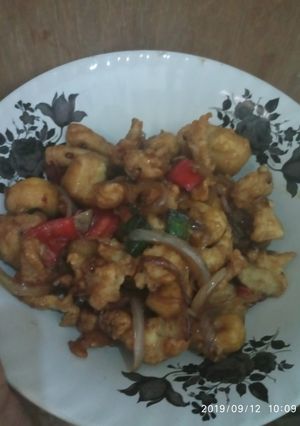 Foto resep Ayam tahu saos lada hitam crispy