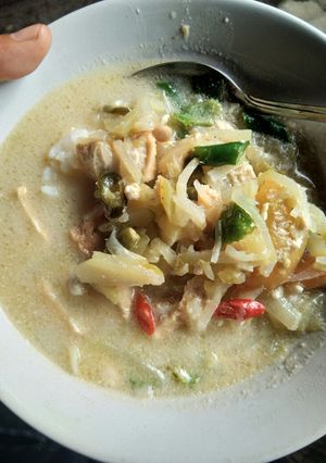 Foto resep Labu siam kuah santan tahu (sayur jipang tahu jawa)