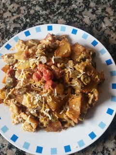 Una foto de Revuelto de patatas