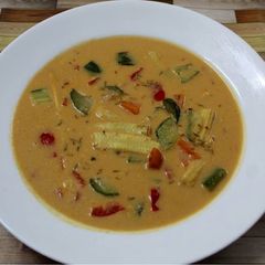Vegetables In Thai Red Curry A picture of Vegetables In Thai Red Curry.