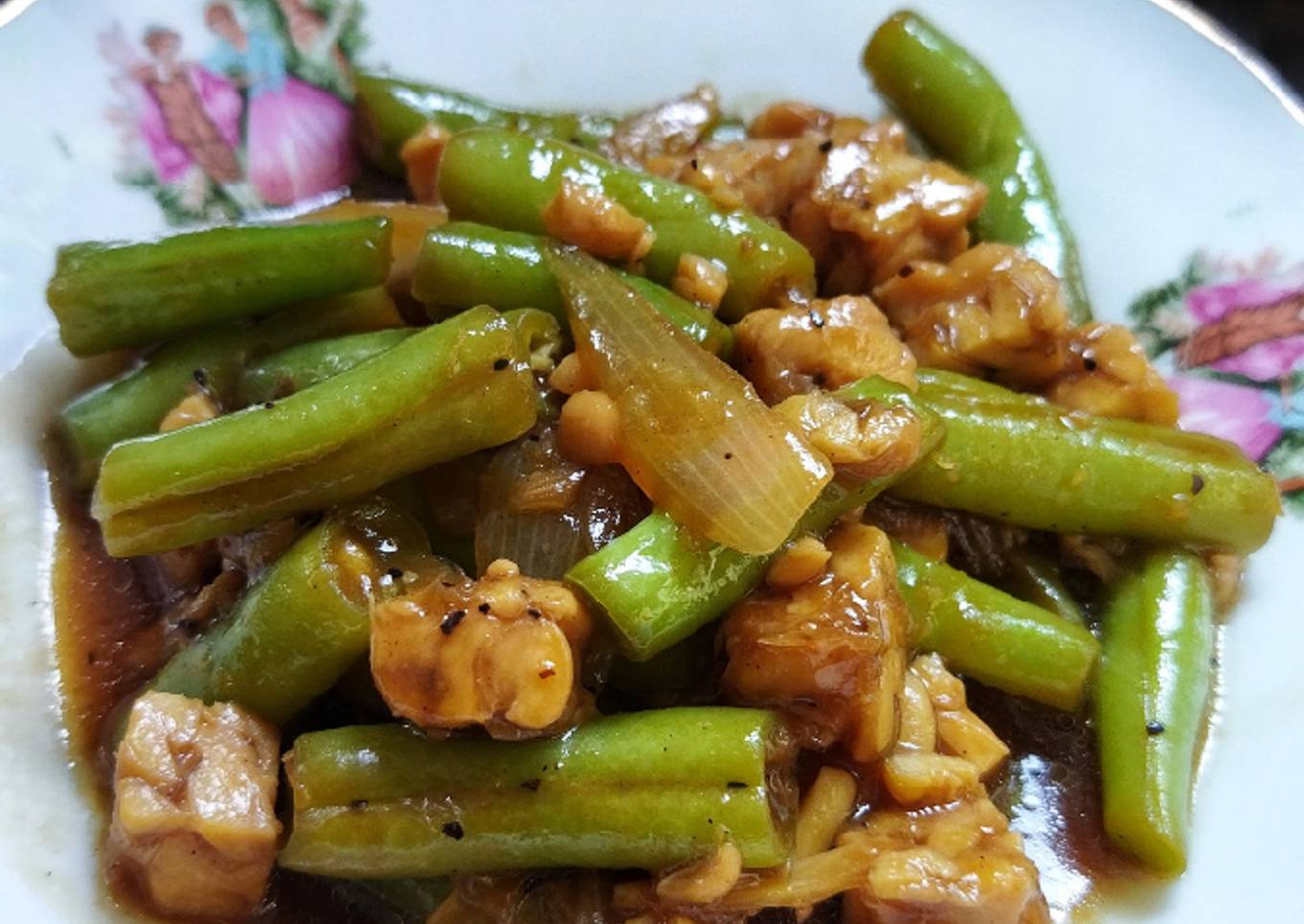 Tempe Buncis Lada Hitam