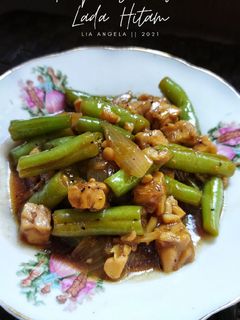 Foto resep Tempe Buncis Lada Hitam