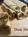 Burritos de chicharrón prensado “al albañil”
