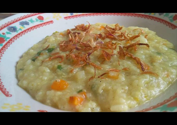 Bubur Beras Simple, Sederhana, dan Nikmat