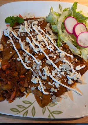 Una foto de Enchiladas Michoacanas