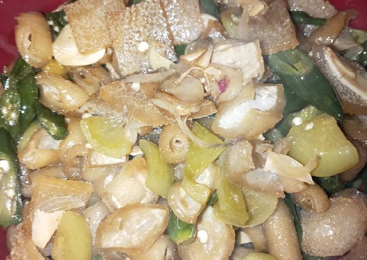 Recipe: Appetizing Tumis kikil cabe hijau