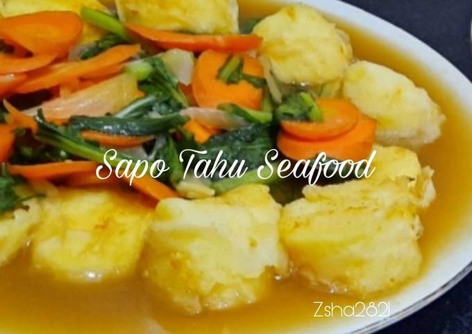 Resep Sapo Tahu Seafood Oleh Bunda Zea Cookpad