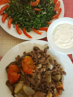 صورة لوصفة شاورما اللحم رائعة