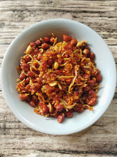 Foto resep Balado teri kacang