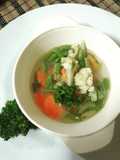 Simple clear soup