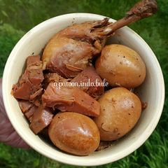 A picture of GUDEG (Young Jackfruit Stew) #instantpot.