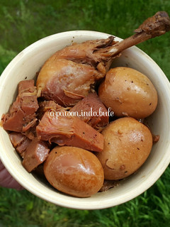 A picture of GUDEG (Young Jackfruit Stew) #instantpot.