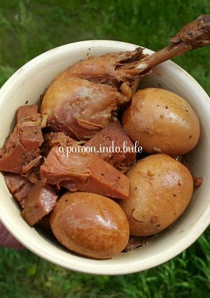 A picture of GUDEG (Young Jackfruit Stew) #instantpot.