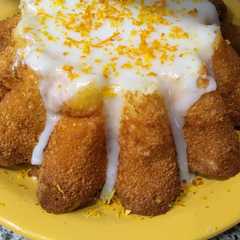 Una foto de Bizcochuelo sin TACC de yogurt súper esponjoso 🤩🤤