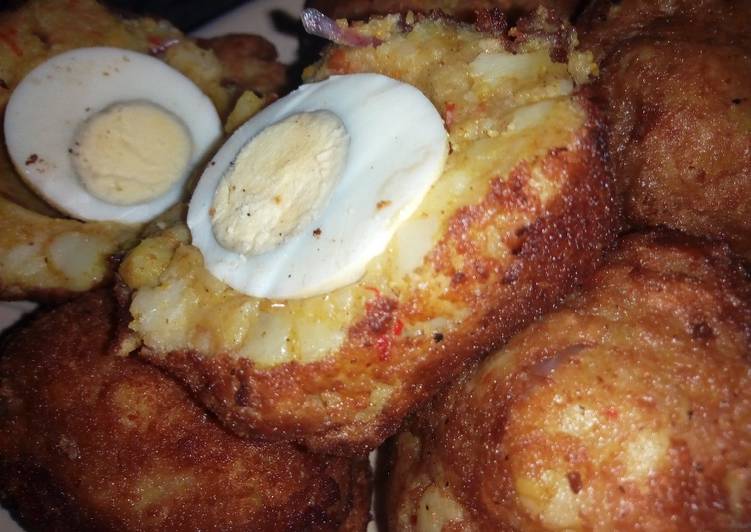 Steps to Make Quick Potatoe egg kebab Cooking Basics for Beginners
