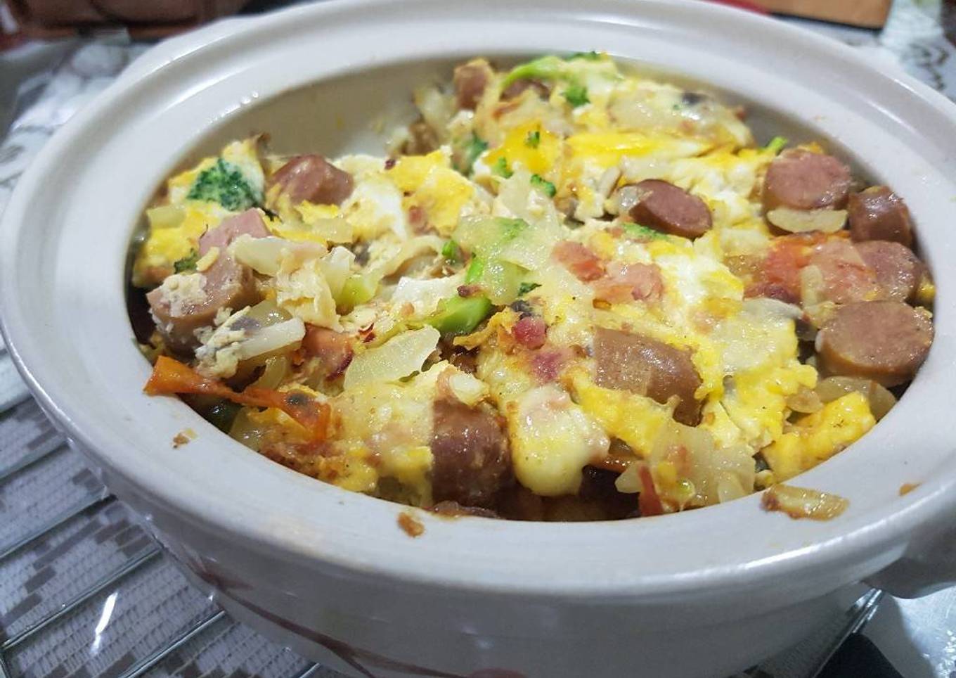 Frittata Keju Sayur