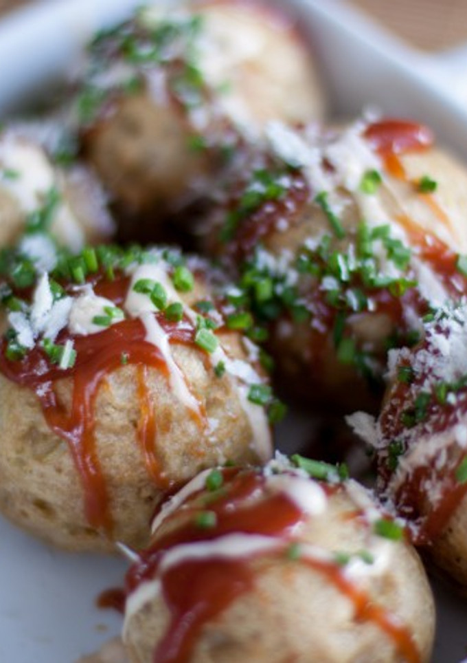 Una foto de Takoyaki