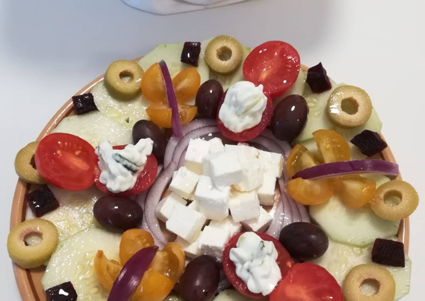 Greek salad from the heart of Salento