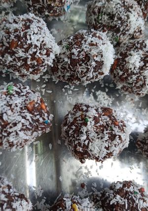 Una foto de Trufas galletitas María