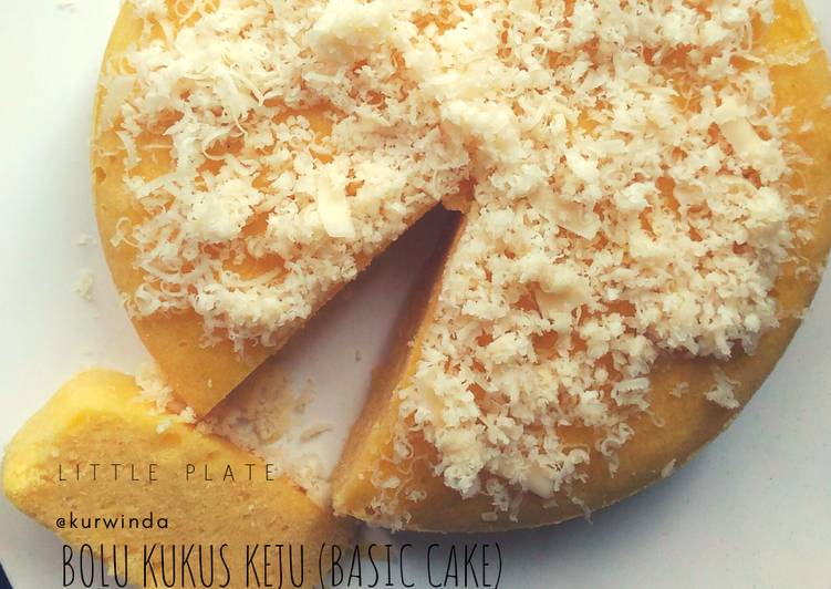 Cara Membuat Bolu kukus keju (basic cake) yang Lezat