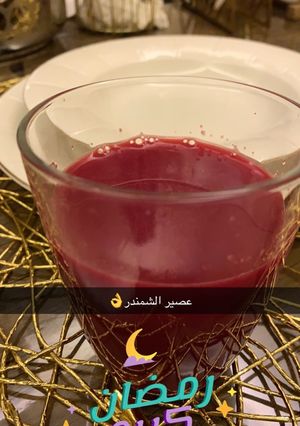 صورة لوصفة عصير البرتقال والشمندر