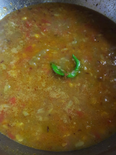 A picture of Lauki chana dal tadka.