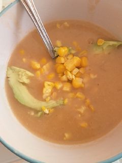 Una foto de Sopita de vegetales, con el caldo que sobró ayer,!¡