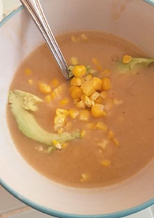 Una foto de Sopita de vegetales, con el caldo que sobró ayer,!¡