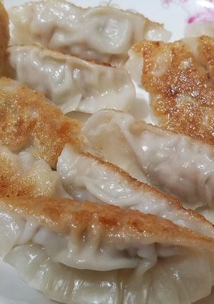 A picture of Pan Seared Chinese Dumplings 鍋貼.