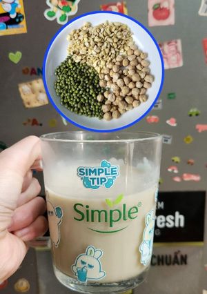 A picture of Chickpea, Mung Bean, and Cashew Milk.
