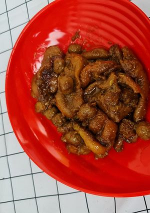 Foto resep Kulit ayam kecap topping mie ayam balitable