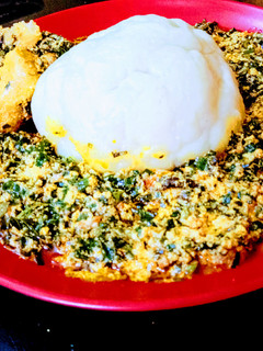 A picture of Pounded Yam.