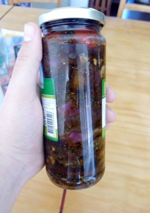 Una foto de Berenjenas al escabeche