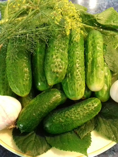 Фото Маринованные хрустящие огурчики.