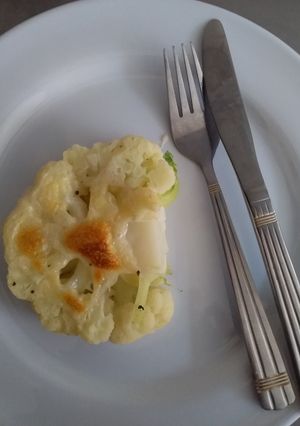 Una foto de Coliflor Gratinada