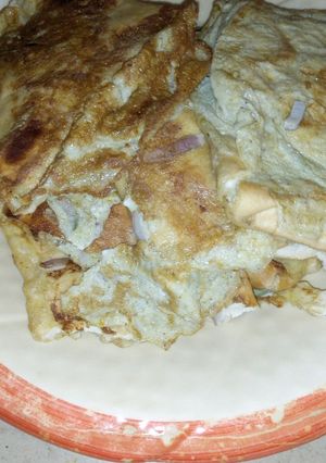 Soyayyen bread da kwai ainihin hoton girkin