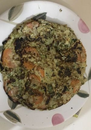 Una foto de Tortilla vegetariana