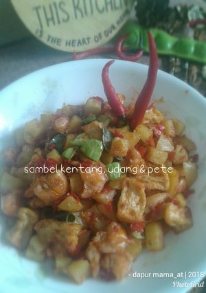 Foto resep Sambel Kentang + Udang + Pete