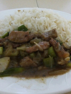 Una foto de Carne de res salteada