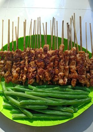 Foto resep Sate ayam teflon modal 20k
