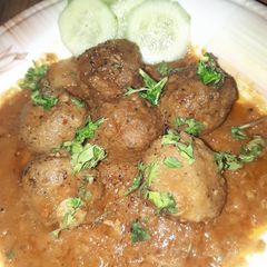 A picture of Mutton kofte.