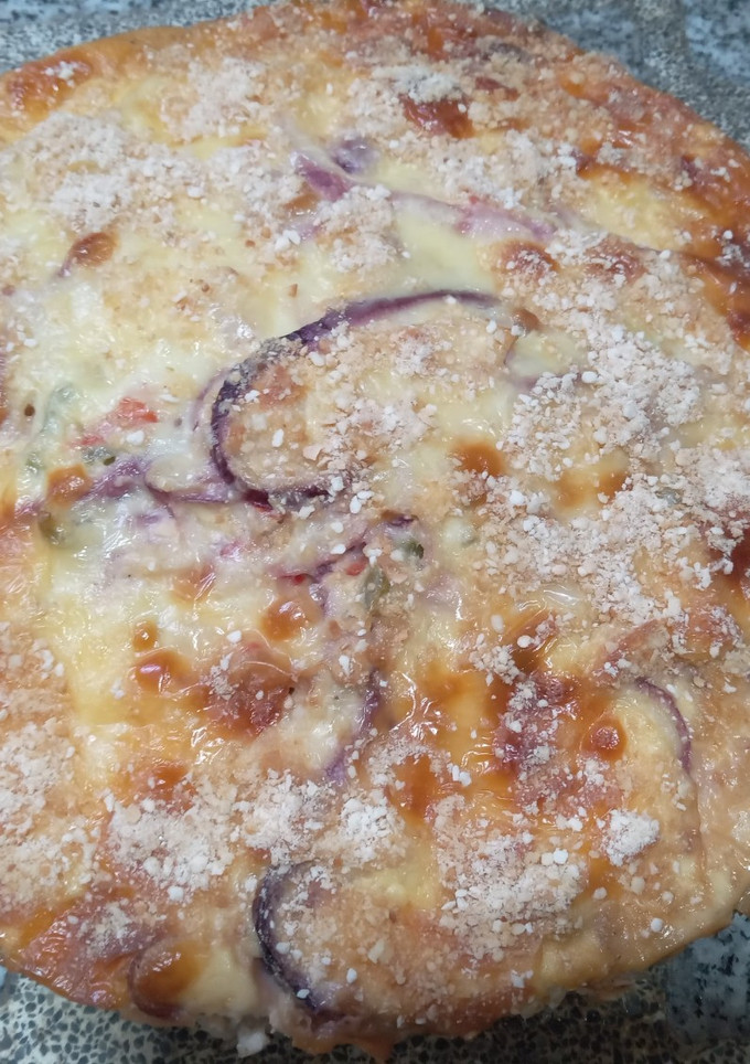 Una foto de Tarta 🥧 de Cebolla y Quesos 🧀