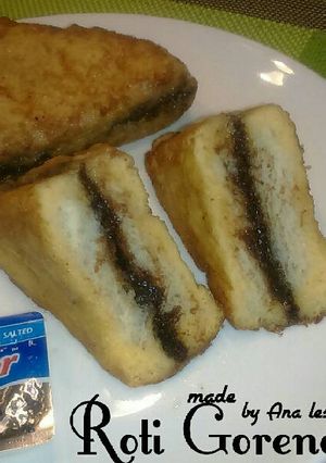 Foto resep Roti Goreng Isi Coklat Simple