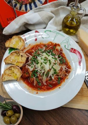 Toszkán pacal pikáns szószban-Trippa in salsa piccante /slow cookerben is recept fotója