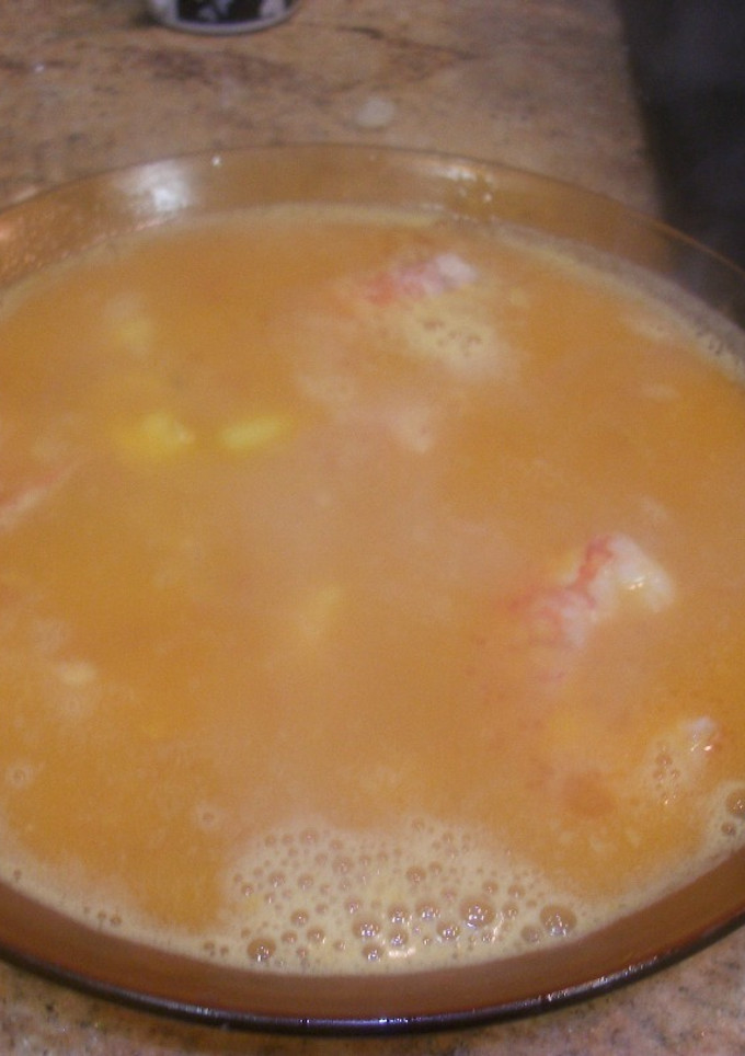 Una foto de Sopa de marisco valenciana