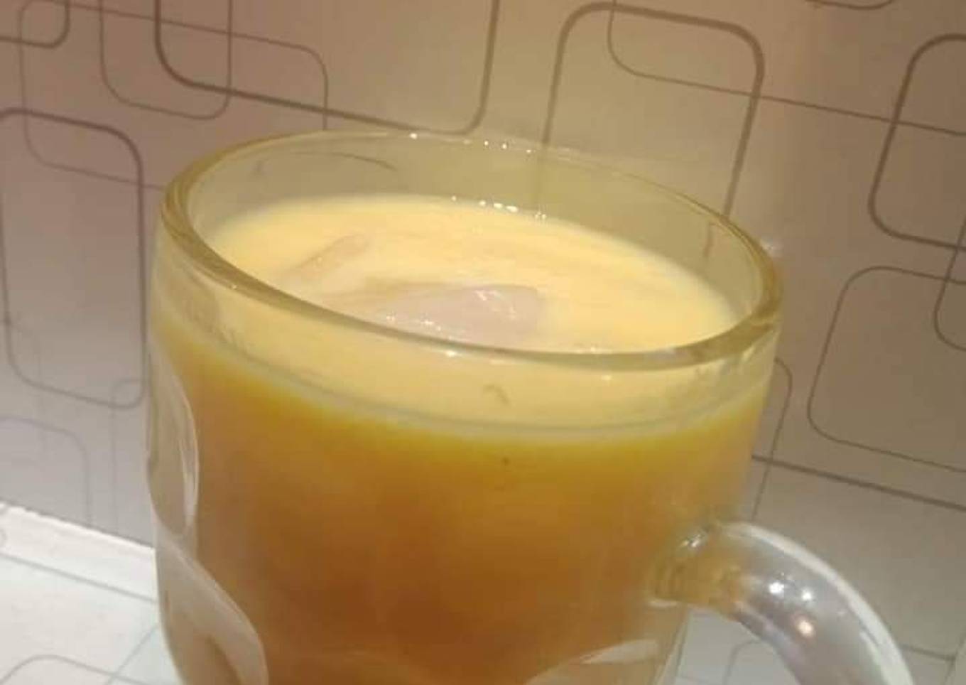 Mango smoothie or shake