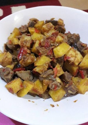 Foto resep Sambal goreng ati ampela kentang