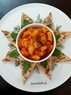 عکسی از دستور دوپیازه آلو یا دوپیازه شیرازی😋